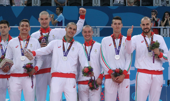 Сребро за националите по волейбол в Баку