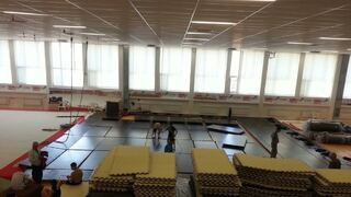  Пристигнаха първите уреди за Европейското по спортна гимнастика 